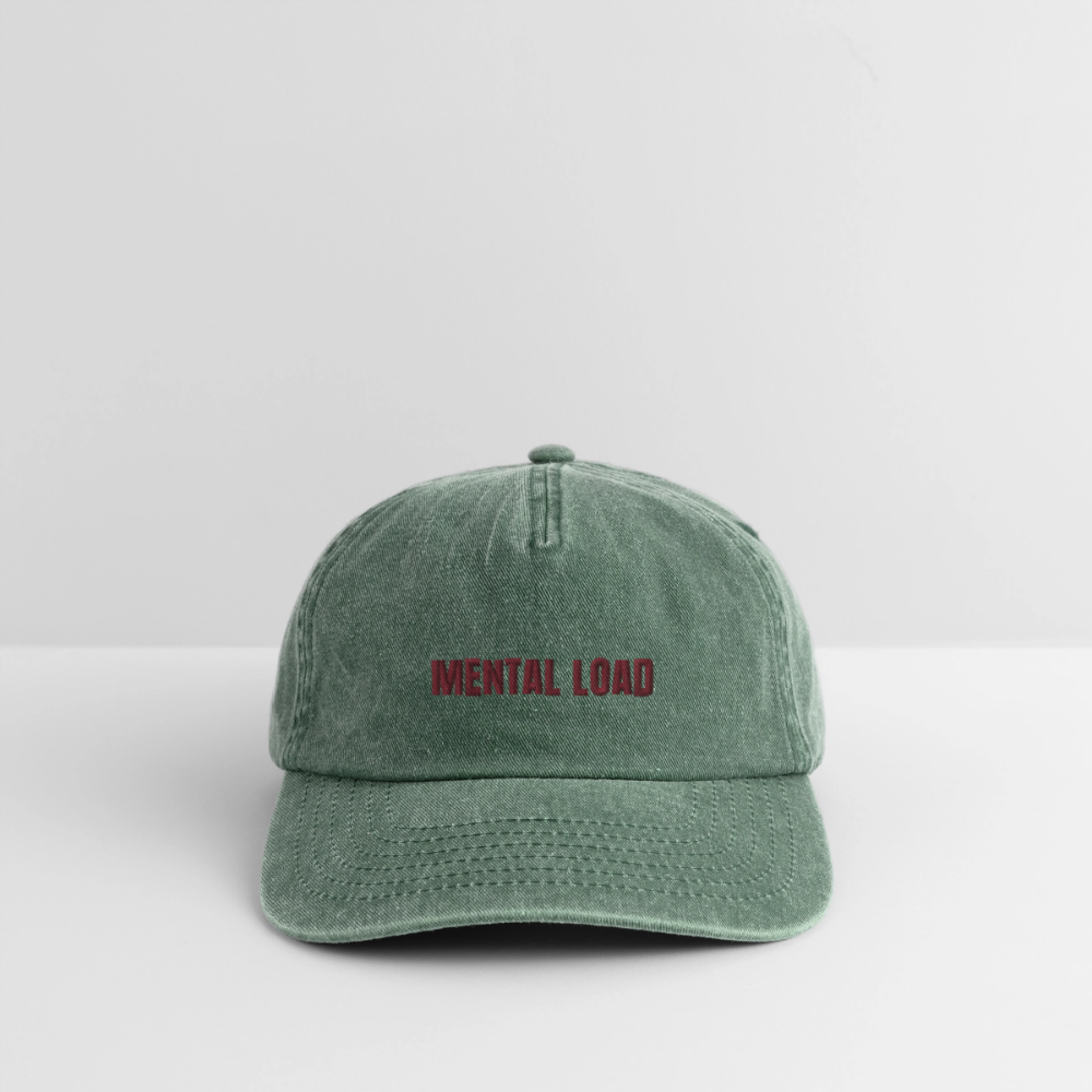 Relaxed Vintage Cap - Vintage Flaschengrün 