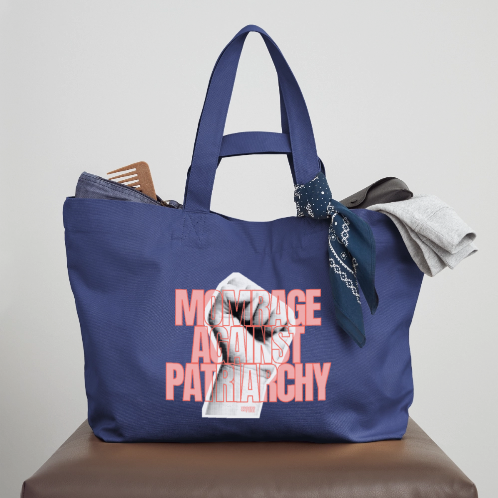 Recycled Shopping Bag „Momrage against Patriarchy“ - Dämmerung