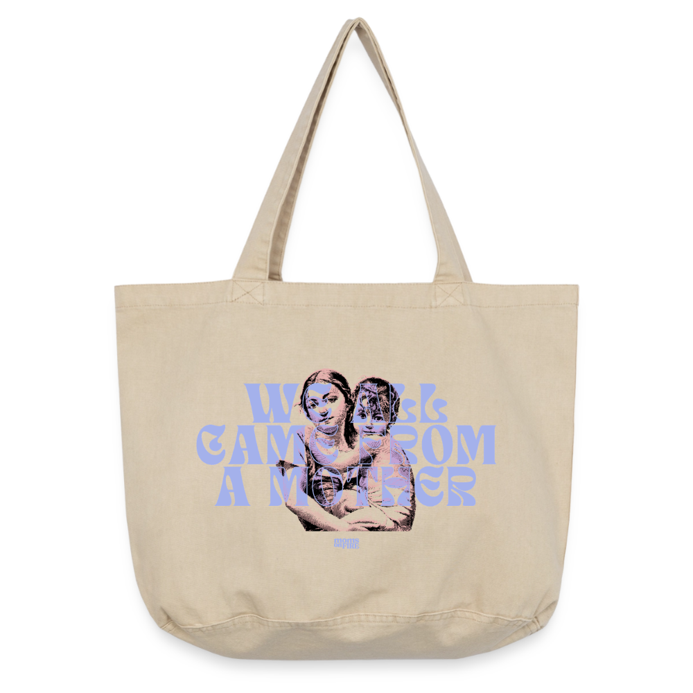 Shopper „we all came from a mother“ - Vintage Sand 