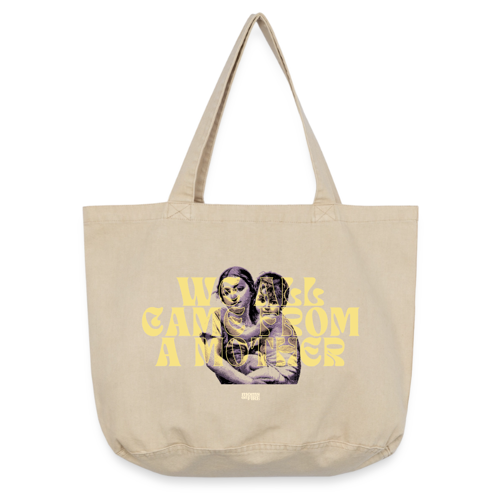 Shopper „we all came from a mother“ - Vintage Sand 