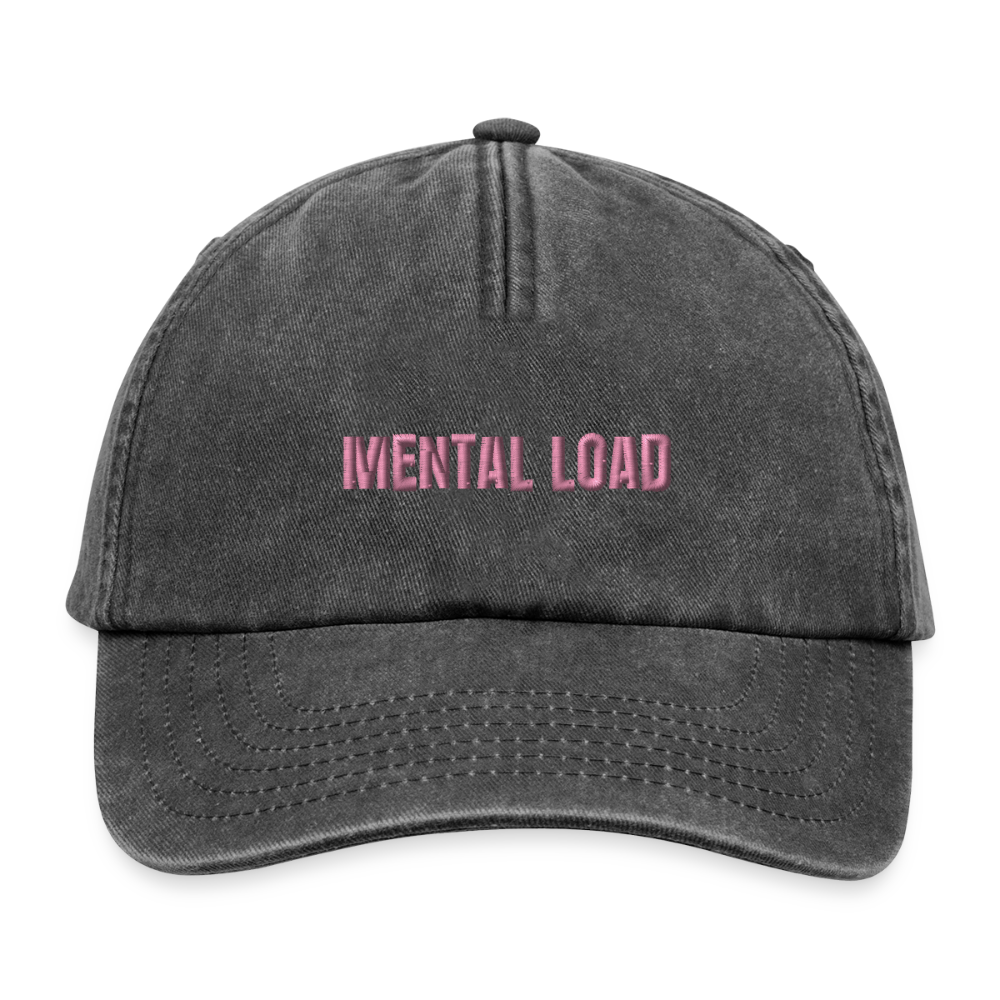 Relaxed Vintage Cap - Vintage Schwarz