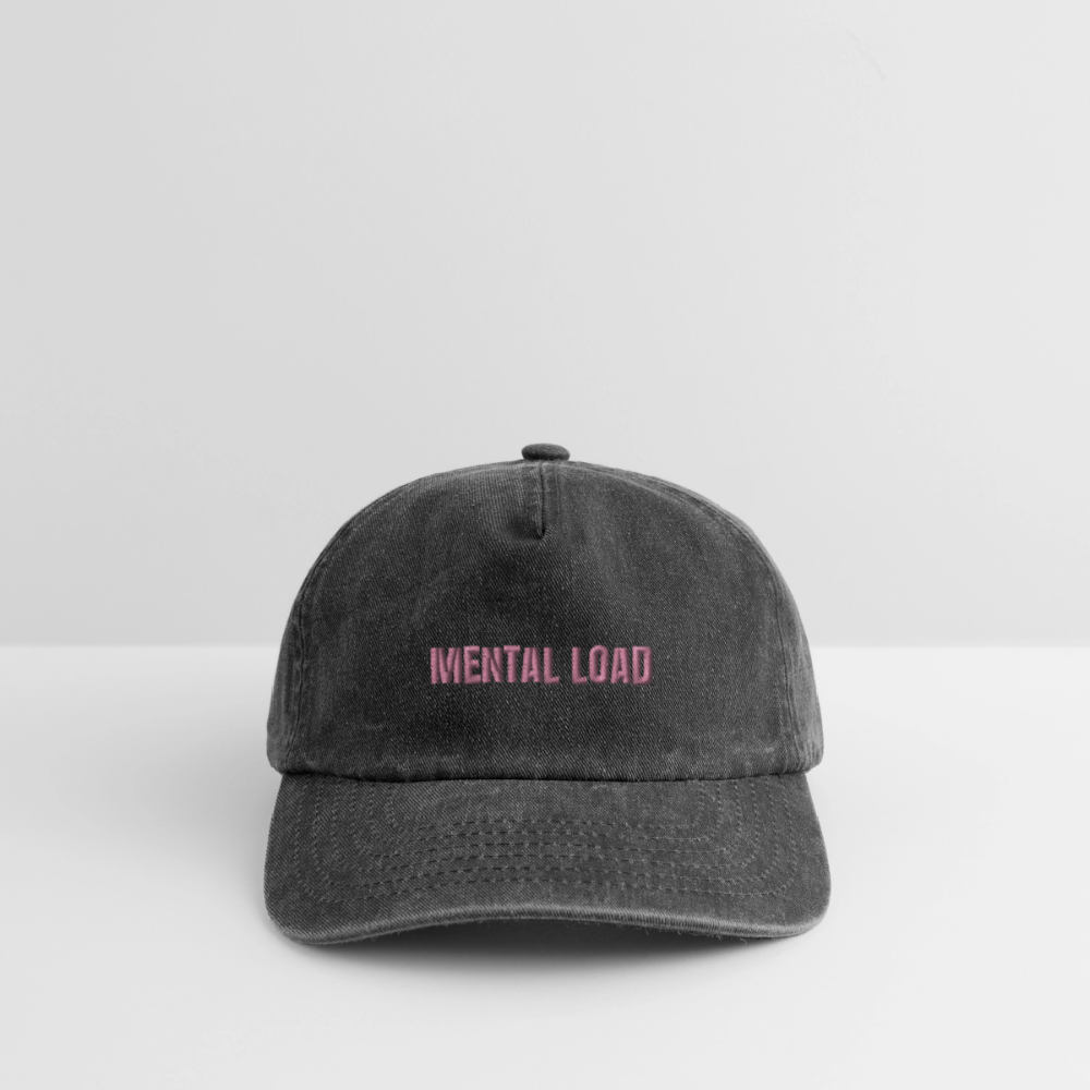 Relaxed Vintage Cap - Vintage Schwarz