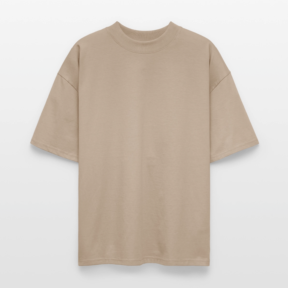 Oversized T-Shirt „we all came from a mother“ - Steingrau