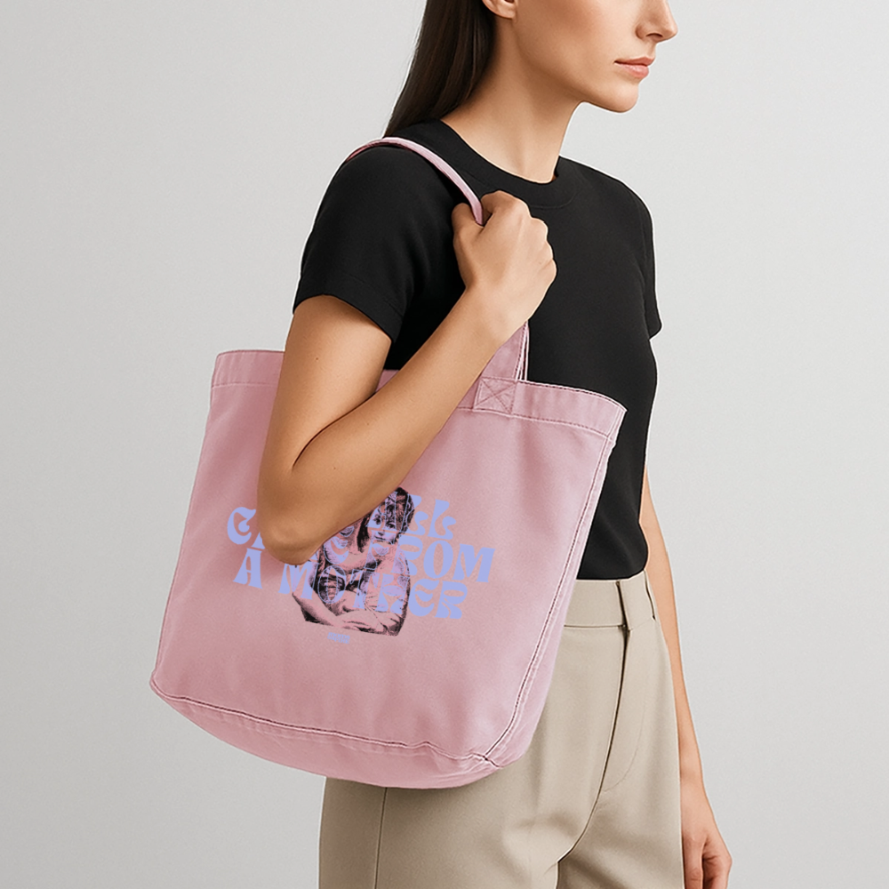 Shopper „we all came from a mother“ - Vintage Rosa