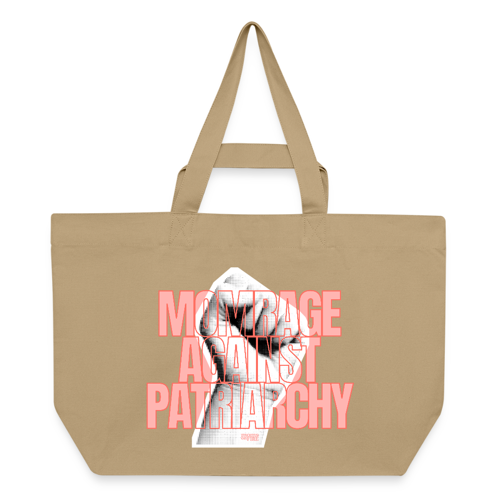 Recycled Shopping Bag „Momrage“ - Karamell 