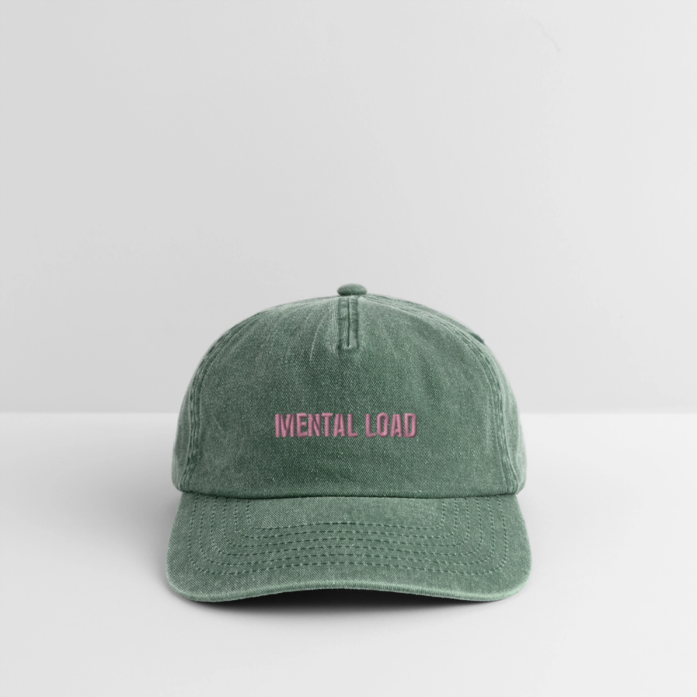 Relaxed Vintage Cap - Vintage Flaschengrün 