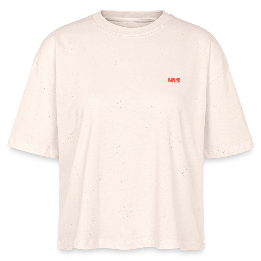 Organic Boxy T-Shirt „Let’s Fight for Mothers Rights“ - Naturroh