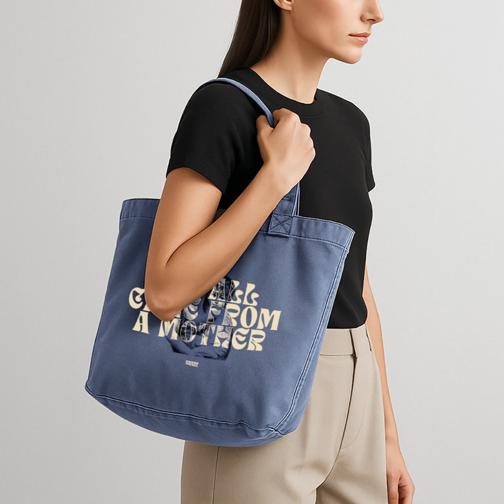 Shopper „we all came from a mother“ - Vintage Denim