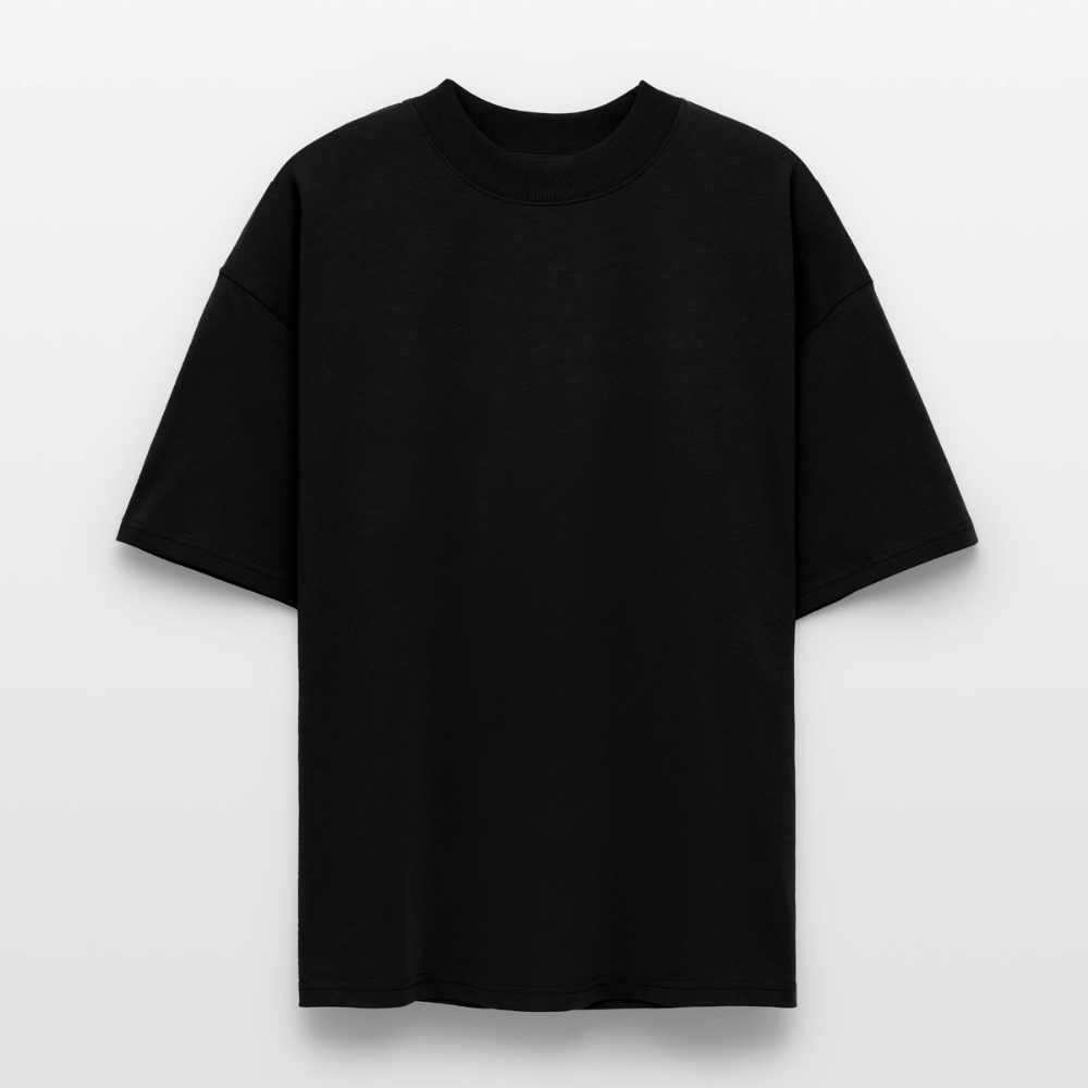 Oversized T-Shirt „we all came from a mother“ - Schwarz