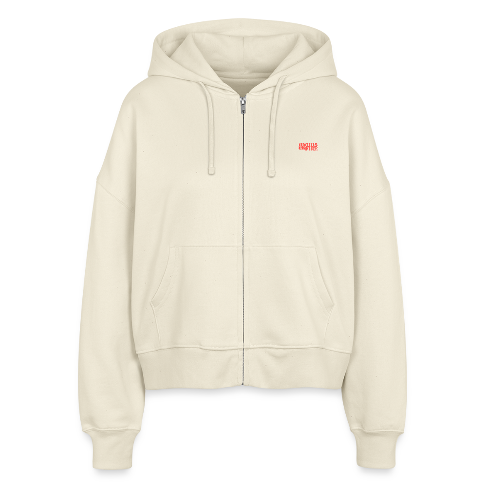 Organic Zip Hoodie „Let’s Fight for Mothers Rights“ - Naturroh